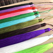 2gab/iepakojumā 33cm gari vertikāli ķīniešu mezgli piekaramie pušķi Poliestera vītne Pretburzīšanās kostīmu apģērbu dekorēšana Kotoho