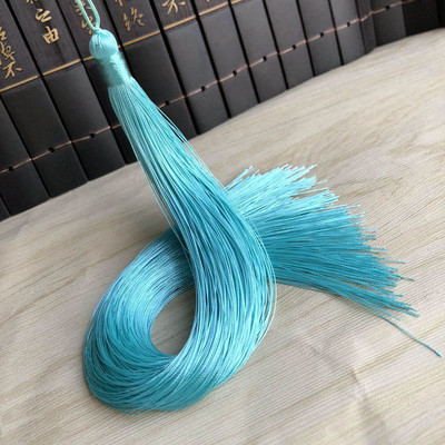 2gab/iepakojumā 33cm gari vertikāli ķīniešu mezgli piekaramie pušķi Poliestera vītne Pretburzīšanās kostīmu apģērbu dekorēšana Kotoho