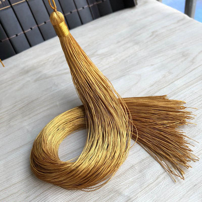 2gab/iepakojumā 33cm gari vertikāli ķīniešu mezgli piekaramie pušķi Poliestera vītne Pretburzīšanās kostīmu apģērbu dekorēšana Kotoho