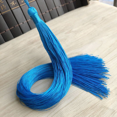 2gab/iepakojumā 33cm gari vertikāli ķīniešu mezgli piekaramie pušķi Poliestera vītne Pretburzīšanās kostīmu apģērbu dekorēšana Kotoho