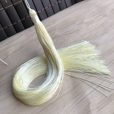 2gab/iepakojumā 33cm gari vertikāli ķīniešu mezgli piekaramie pušķi Poliestera vītne Pretburzīšanās kostīmu apģērbu dekorēšana Kotoho