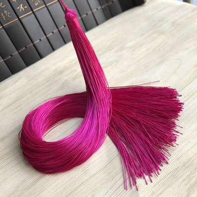 2gab/iepakojumā 33cm gari vertikāli ķīniešu mezgli piekaramie pušķi Poliestera vītne Pretburzīšanās kostīmu apģērbu dekorēšana Kotoho