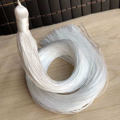 2gab/iepakojumā 33cm gari vertikāli ķīniešu mezgli piekaramie pušķi Poliestera vītne Pretburzīšanās kostīmu apģērbu dekorēšana Kotoho