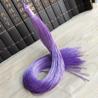 2gab/iepakojumā 33cm gari vertikāli ķīniešu mezgli piekaramie pušķi Poliestera vītne Pretburzīšanās kostīmu apģērbu dekorēšana Kotoho