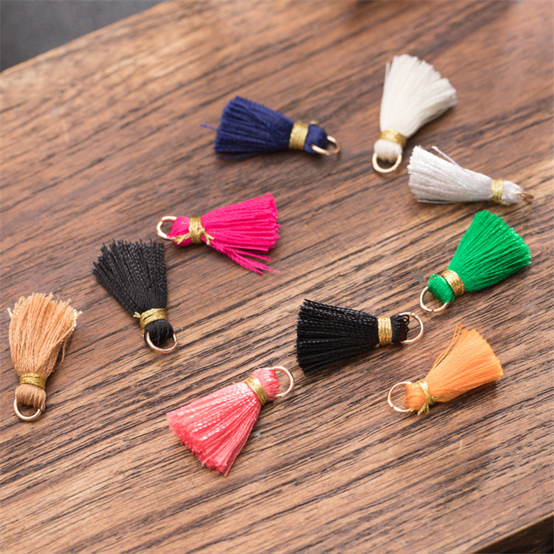 30gab 25mm Metāla piekārts Gredzens Zelta pavediens Pušķi Bārkstis Kuloni DIY Materiāls Rotaslietas Auskari Aizkaru Dekors Gluda Pušķu Apdare