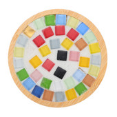 1 Creative Mosaic Cup Mat Materiālu komplekts Ar rokām izgatavoti paliktņu izgatavošanas piederumi