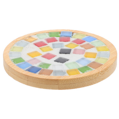 1 Creative Mosaic Cup Mat Materiālu komplekts Ar rokām izgatavoti paliktņu izgatavošanas piederumi