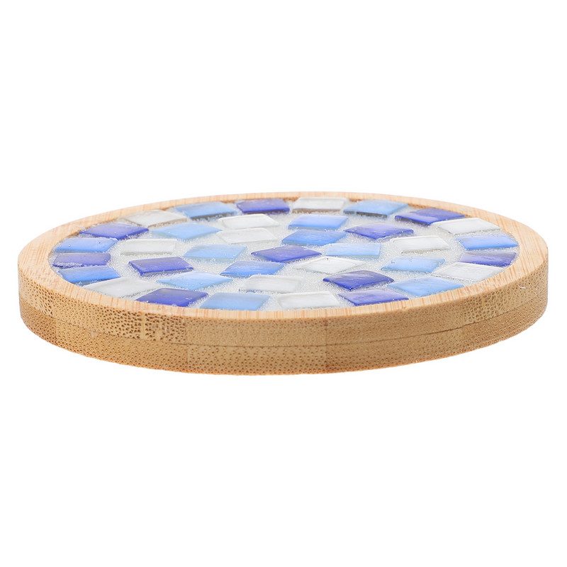 1 Creative Mosaic Cup Mat Materiālu komplekts Ar rokām izgatavoti paliktņu izgatavošanas piederumi