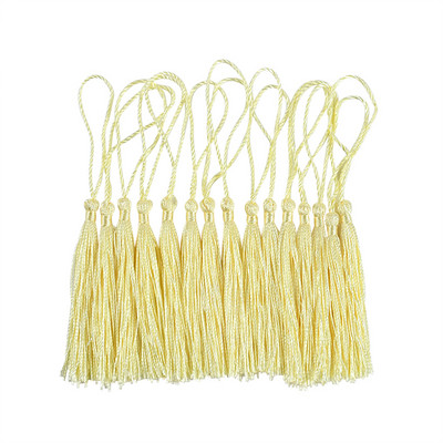 100 gab. 70 mm piekarināma virve Zīda pušķu bārkstis DIY atslēgu piekariņai auskaru āķi Kulonu rotaslietas Meklēšanas piederumi Piederumi