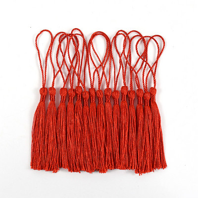 100 gab. 70 mm piekarināma virve Zīda pušķu bārkstis DIY atslēgu piekariņai auskaru āķi Kulonu rotaslietas Meklēšanas piederumi Piederumi