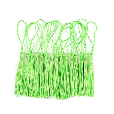 100 gab. 70 mm piekarināma virve Zīda pušķu bārkstis DIY atslēgu piekariņai auskaru āķi Kulonu rotaslietas Meklēšanas piederumi Piederumi