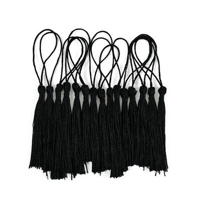 100 gab. 70 mm piekarināma virve Zīda pušķu bārkstis DIY atslēgu piekariņai auskaru āķi Kulonu rotaslietas Meklēšanas piederumi Piederumi