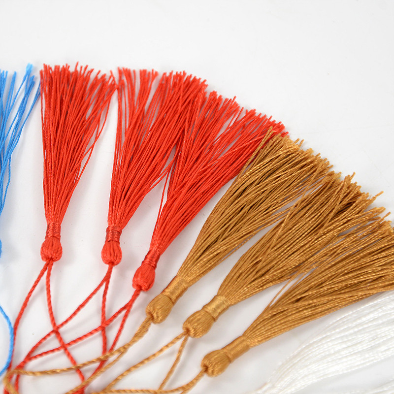 100 gab. 70 mm piekarināma virve Zīda pušķu bārkstis DIY atslēgu piekariņai auskaru āķi Kulonu rotaslietas Meklēšanas piederumi Piederumi