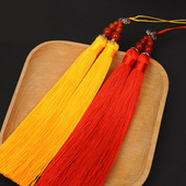 2Gb Charm Lotus Double Pušķis Bārkstis Mājas Kulons Rotaslietas Aizkari Apģērbi Dekora Aksesuāri DIY Grāmatzīme Amatniecība Virvju pušķi