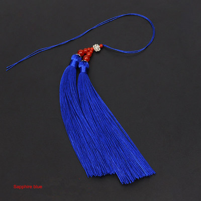 2Gb Charm Lotus Double Pušķis Bārkstis Mājas Kulons Rotaslietas Aizkari Apģērbi Dekora Aksesuāri DIY Grāmatzīme Amatniecība Virvju pušķi