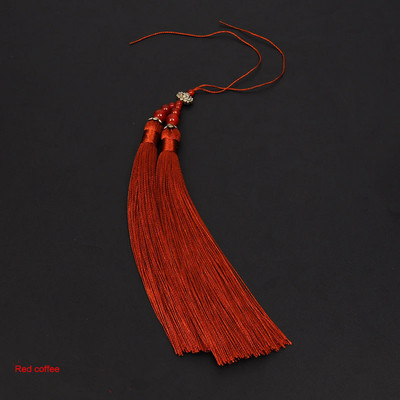 2Gb Charm Lotus Double Pušķis Bārkstis Mājas Kulons Rotaslietas Aizkari Apģērbi Dekora Aksesuāri DIY Grāmatzīme Amatniecība Virvju pušķi