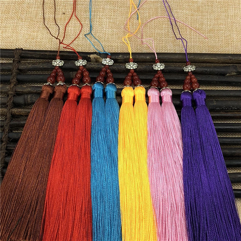 2Gb Charm Lotus Double Pušķis Bārkstis Mājas Kulons Rotaslietas Aizkari Apģērbi Dekora Aksesuāri DIY Grāmatzīme Amatniecība Virvju pušķi