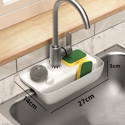 Virtuves Silikona jaucējkrāns Paklājiņš Izlietne Sūklis Glabāšanas Plaukts Šļakatu paliktnis Drenāžas paliktnis Countertop Glabāšanas paplāte Vannas istabas Virtuves piederumi