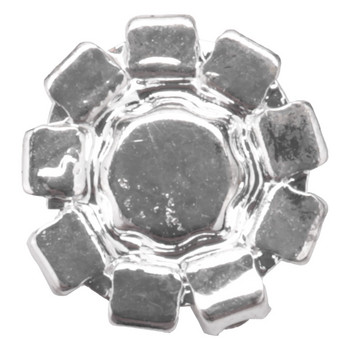 A63I Копче с кристални кристали Декорация с плосък гръб Направи си сам 15 мм 20 бр. Прозрачни