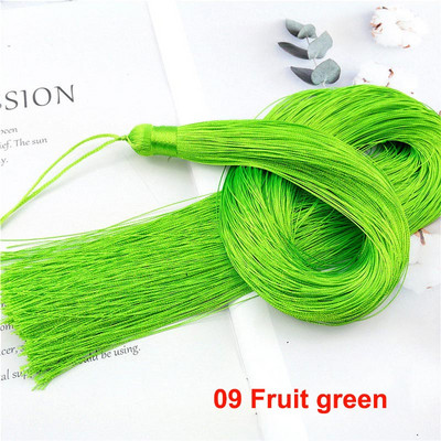 1 DB 50 cm hosszú selyem bojt 50 cm rojt díszítés kézműves bojt ecset varrás függöny ékszer Kiegészítők barkács esküvői dekoráció