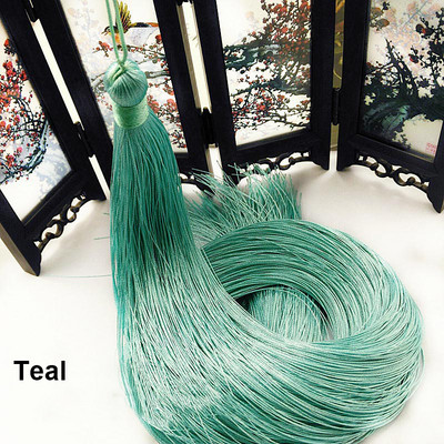 1 DB 50 cm hosszú selyem bojt 50 cm rojt díszítés kézműves bojt ecset varrás függöny ékszer Kiegészítők barkács esküvői dekoráció