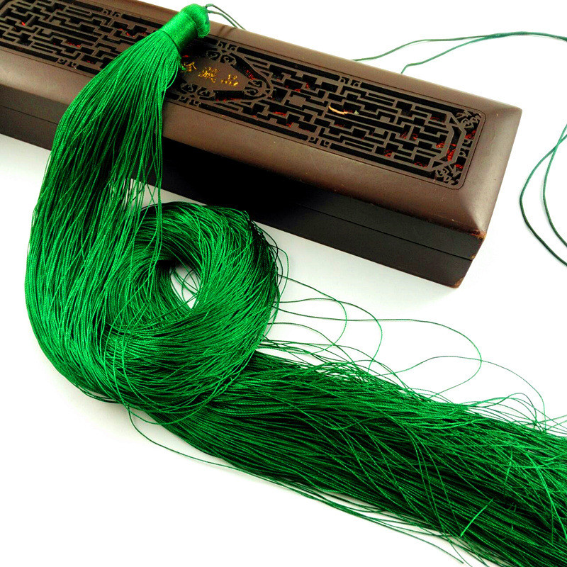 1 DB 50 cm hosszú selyem bojt 50 cm rojt díszítés kézműves bojt ecset varrás függöny ékszer Kiegészítők barkács esküvői dekoráció