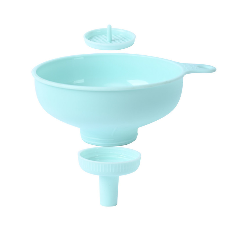 Plastični lijevak sa širokim otvorom Pakiranje džema salata za staklenke konzervirano filtar ulje vino voda začini kuhinjski dodaci alati gadget