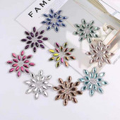 1 kom/lot Kristalni cvjetni zakrpe Motiv Hotfix Štras aplicirano za odjeću/torbu/cipele Dragulji, djeca žene Odjevni predmeti Dodaci