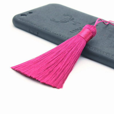 2 buc/pachet ciucuri scurt de grăsime 80 mm anti-rid vertical mătase de gheață ciucuri mic DIY ac de păr marcaj îmbrăcăminte bijuterii pandantiv ciucuri