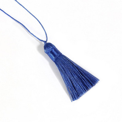 2gab Poliestera zīda pušķu kulons 5,5 cm garš kokvilnas pušķis mājas kāzu dekorēšanai DIY šūšanas aizkaru piederumi