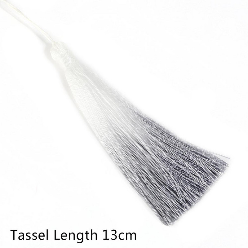 13 cm zīda pušķis, kas paredzēts DIY aizkaru auklai pakarināmai apģērba piekariņai automašīnas soma mājas dekorēšanai, šūšanas piederumi