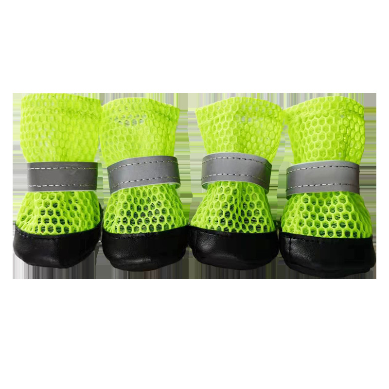 Обувки за домашни любимци за малки кучета Светлоотразителни нехлъзгащи се устойчиви на износване зимни топли ботуши за бишон корги чихуахуа йорк теди мека подметка