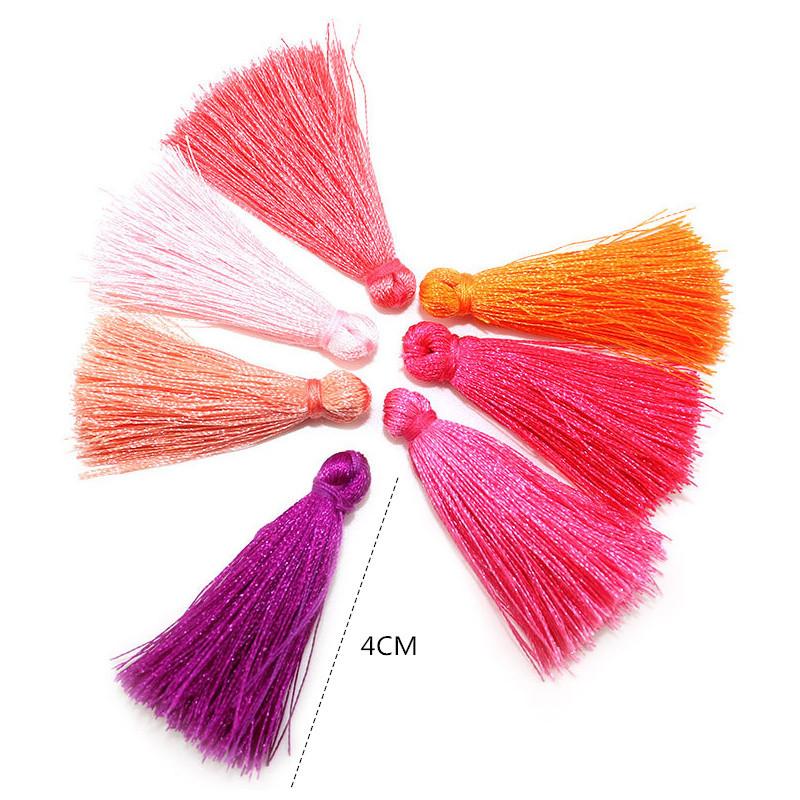 30Gb Ledus Zīda Krāsa Pušķi Bārkstis Kulons DIY Materiāls Rotaslietas Aksesuāri Pušķi Apdares Apģērbi Aizkari Dekors Pušķi 4CM