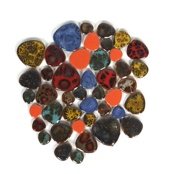 100g/150g Керамична мозаечна плочка Мозаечен камък с неправилна форма Смесен цвят Направи си сам Art Craft Materials за забавление