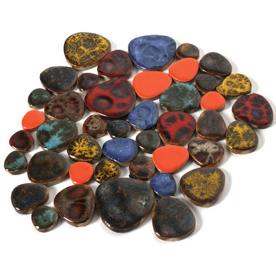 100 g/150 g keraminės mozaikinės plytelės netaisyklingos formos mozaikinio akmens mišrios spalvos „pasidaryk pats“ meno amatų medžiagos pramogoms