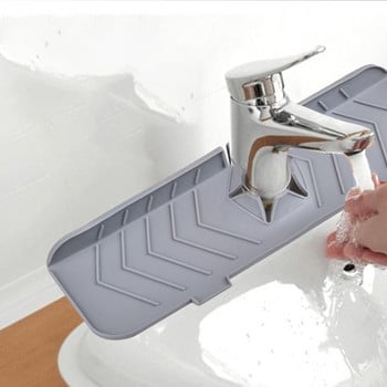 Νεροχύτης Splash Guard Drain Pad Water Βρύση σιλικόνης Absorbent Catcher Mats Προστατευτικό πάγκου νεροχύτη για το Gadget κουζίνας μπάνιου