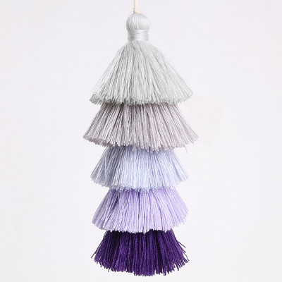 5 rétegű poliészter pamut bojt 15 cm selyem bojt partikhoz Bojt díszítő függönyök dekor Bojt szalag kiegészítők