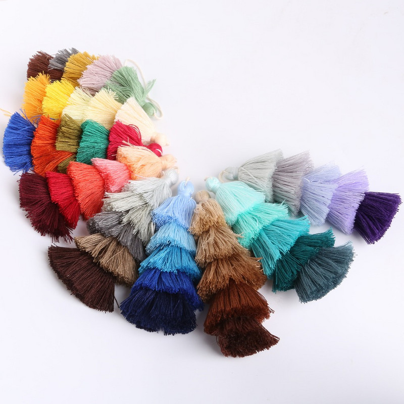 5 rétegű poliészter pamut bojt 15 cm selyem bojt partikhoz Bojt díszítő függönyök dekor Bojt szalag kiegészítők