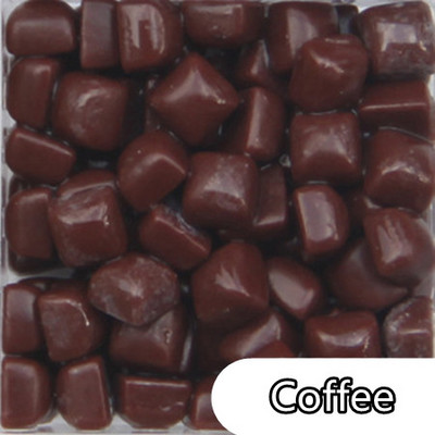 120g/4,23oz (Περίπου 360pcs) Glary Jade Mosaic Tiles 0,58*0,58*0,4cm Τετράγωνα DIY Μωσαϊκά Υλικά χειροτεχνίας Μικτό χρώμα Μωσαϊκό Πλακάκι