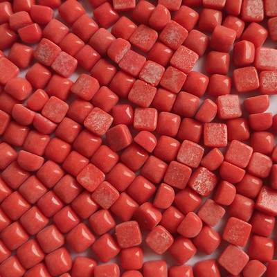 120g/4,23oz (Περίπου 360pcs) Glary Jade Mosaic Tiles 0,58*0,58*0,4cm Τετράγωνα DIY Μωσαϊκά Υλικά χειροτεχνίας Μικτό χρώμα Μωσαϊκό Πλακάκι
