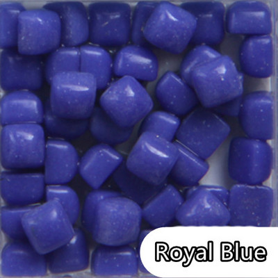 120g/4,23oz (Περίπου 360pcs) Glary Jade Mosaic Tiles 0,58*0,58*0,4cm Τετράγωνα DIY Μωσαϊκά Υλικά χειροτεχνίας Μικτό χρώμα Μωσαϊκό Πλακάκι