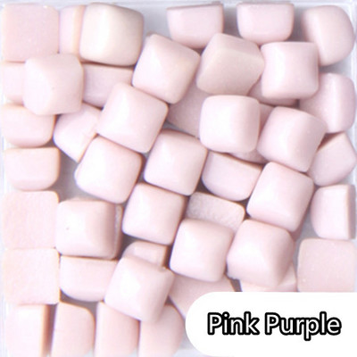 120g/4,23oz (Περίπου 360pcs) Glary Jade Mosaic Tiles 0,58*0,58*0,4cm Τετράγωνα DIY Μωσαϊκά Υλικά χειροτεχνίας Μικτό χρώμα Μωσαϊκό Πλακάκι