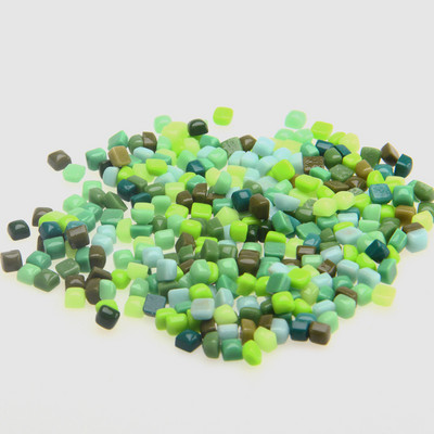120g/4,23oz (Περίπου 360pcs) Glary Jade Mosaic Tiles 0,58*0,58*0,4cm Τετράγωνα DIY Μωσαϊκά Υλικά χειροτεχνίας Μικτό χρώμα Μωσαϊκό Πλακάκι