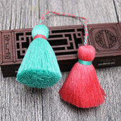 2-6Gb Divu krāsu pušķu bārkstis kulonu virve DIY Mājas tekstils Aizkari Amatniecība Dekorācijas piederumi Piekaramie pušķi Bārkstis Apdare