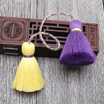 2-6Gb Divu krāsu pušķu bārkstis kulonu virve DIY Mājas tekstils Aizkari Amatniecība Dekorācijas piederumi Piekaramie pušķi Bārkstis Apdare