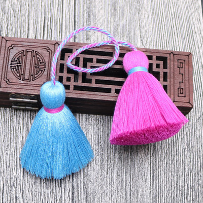 2-6Gb Divu krāsu pušķu bārkstis kulonu virve DIY Mājas tekstils Aizkari Amatniecība Dekorācijas piederumi Piekaramie pušķi Bārkstis Apdare