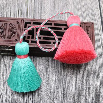 2-6Gb Divu krāsu pušķu bārkstis kulonu virve DIY Mājas tekstils Aizkari Amatniecība Dekorācijas piederumi Piekaramie pušķi Bārkstis Apdare