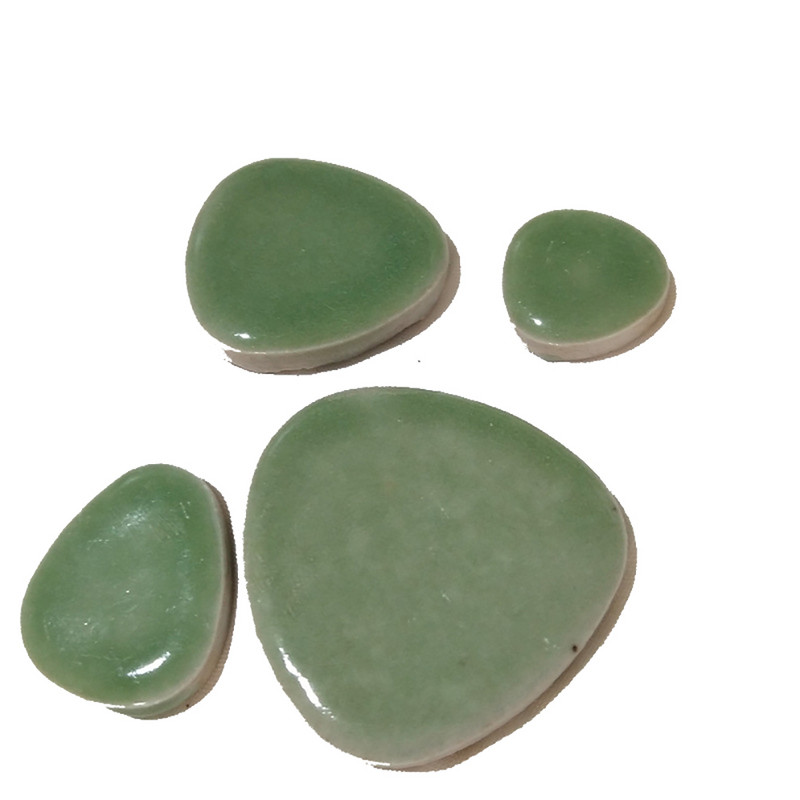 100g Mozaīkas veidošana Radošas keramikas mozaīkas flīzes DIY Puzle Sienas Māksla Amatniecība Dekorācijas Zila un balta porcelāna flīžu gabali