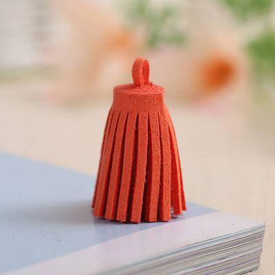 20 kom Mini rese od brušene kiće u boji DIY ručno rađeni materijal Koža Obrub s resama Odjevni predmeti Zavjese Privjesci za ključeve Dekoracije Rukotvorine rese