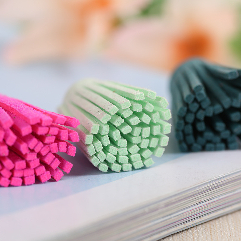 20 kom Mini rese od brušene kiće u boji DIY ručno rađeni materijal Koža Obrub s resama Odjevni predmeti Zavjese Privjesci za ključeve Dekoracije Rukotvorine rese